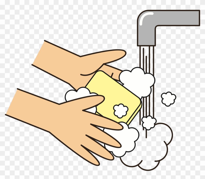 Wash Your Hands With Soap Icons Png - Wash Your Hands Clipart Transparent Png #3090141