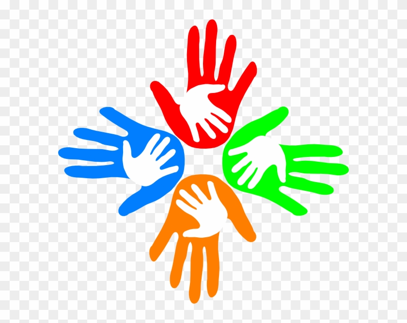 Picture Freeuse Download Colored Hands Clip Art At - Hands Clipart Png Colorful Transparent Png