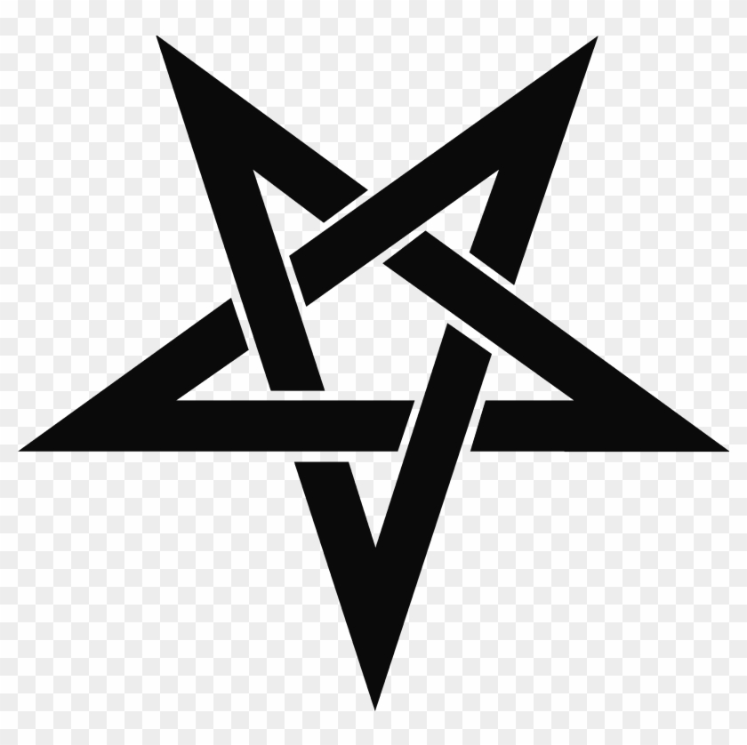 Png Tshirt Image Freeuse - Satanic Star Tattoo Clipart #3090672