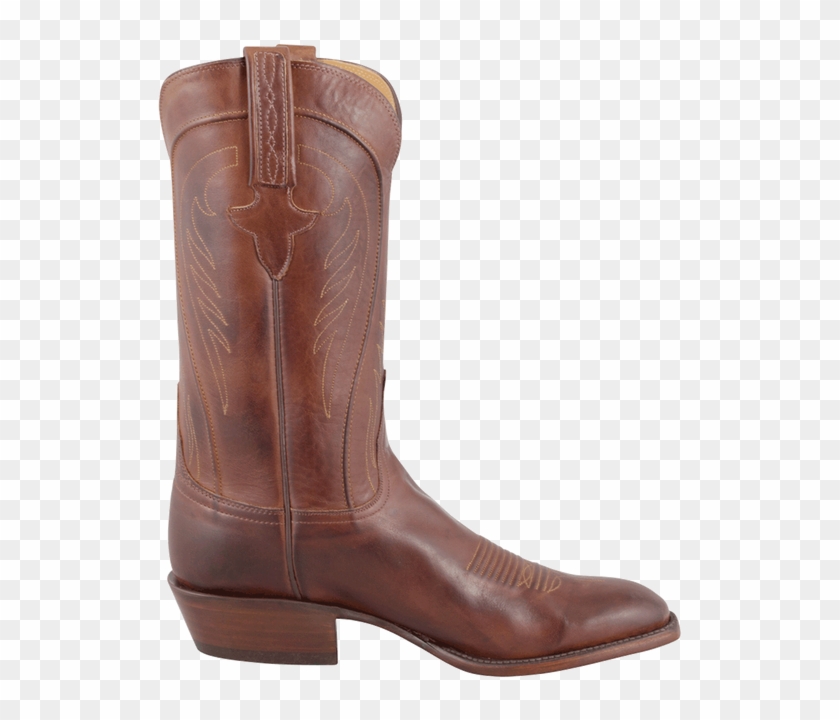 Lucchese Men's Tan Burnished Ranch Hand Boots - Riding Boot Clipart #3090673