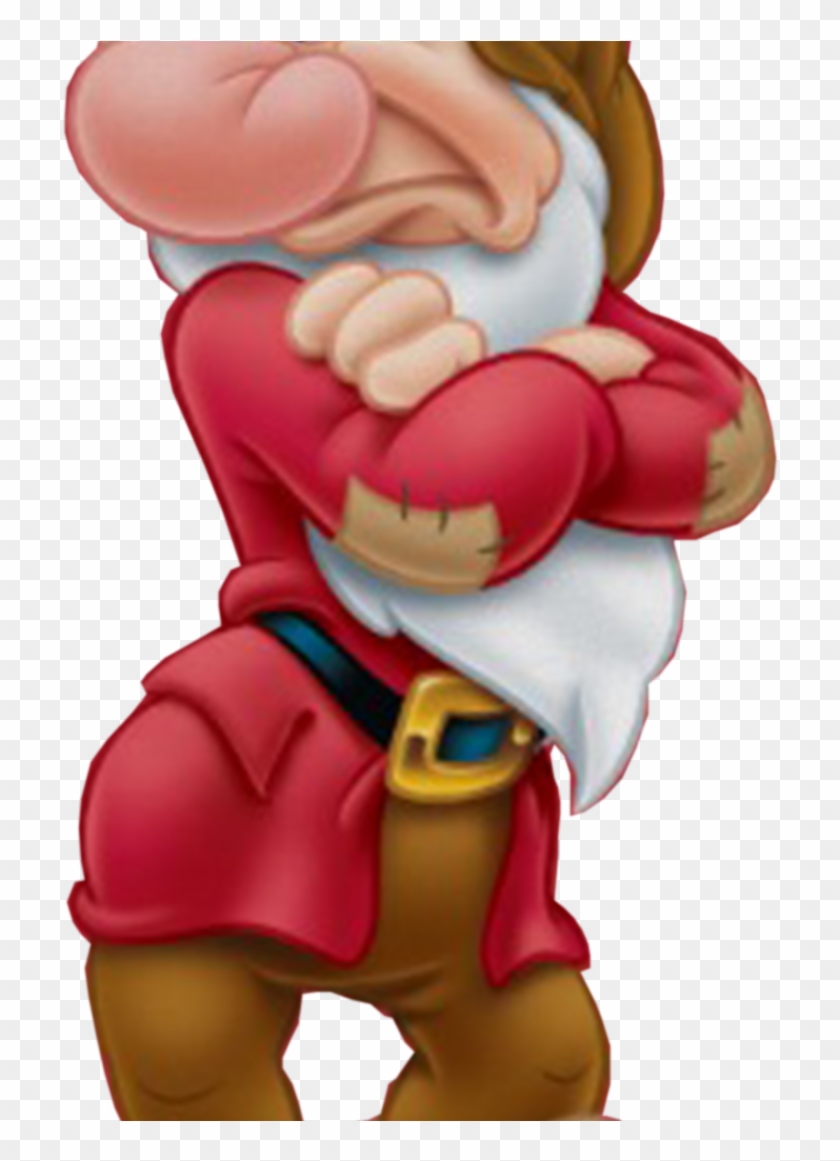 Grumpy Dwarf Vector Frightening Sleepy Png Transparent - Snow White Dwarfs Png Clipart #3091583