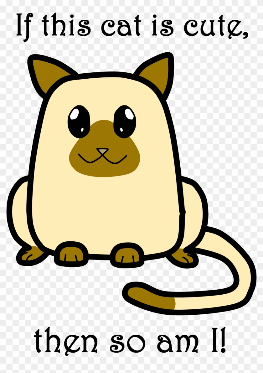 Even Potato Cat Is Cute, So Are You Clipart