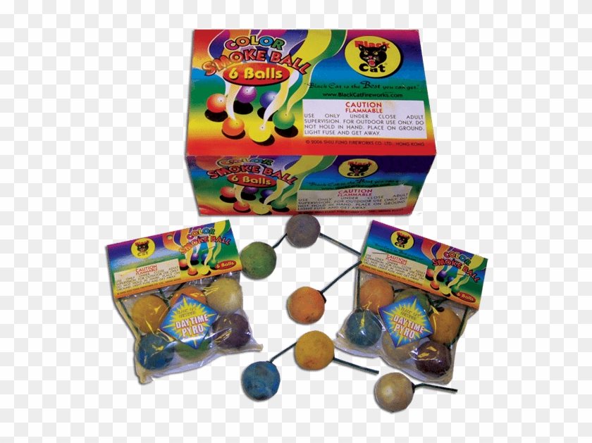 Color Smoke Balls 6 Pk Bc - Diya Clipart #3092194