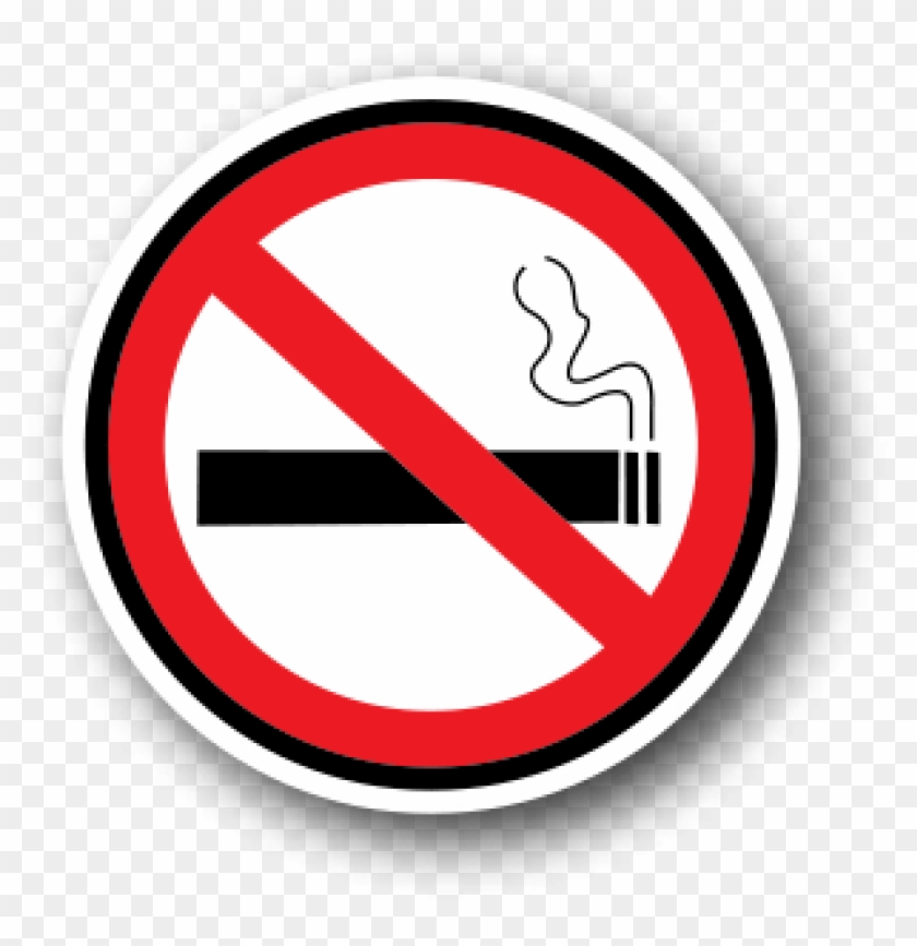 Health And Safety Floor Sign, No Smoking - Stop Alcohol And Smoking Clipart #3092288