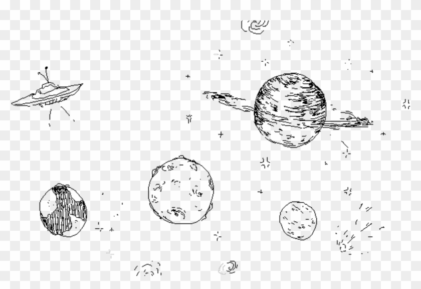 Dibujos Tumblr Png - Space Transparent Clipart