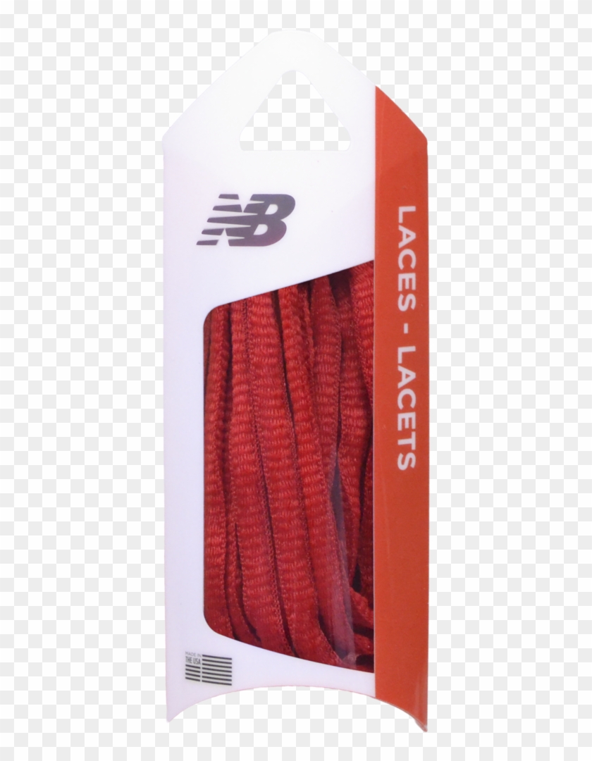 Nb Oval Red Athletic Shoelace - New Balance Kids Laces Clipart #3093055