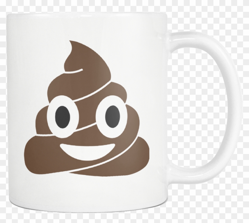 Simple Poop Mug - Poop Emoji Vector Free Clipart #3093139