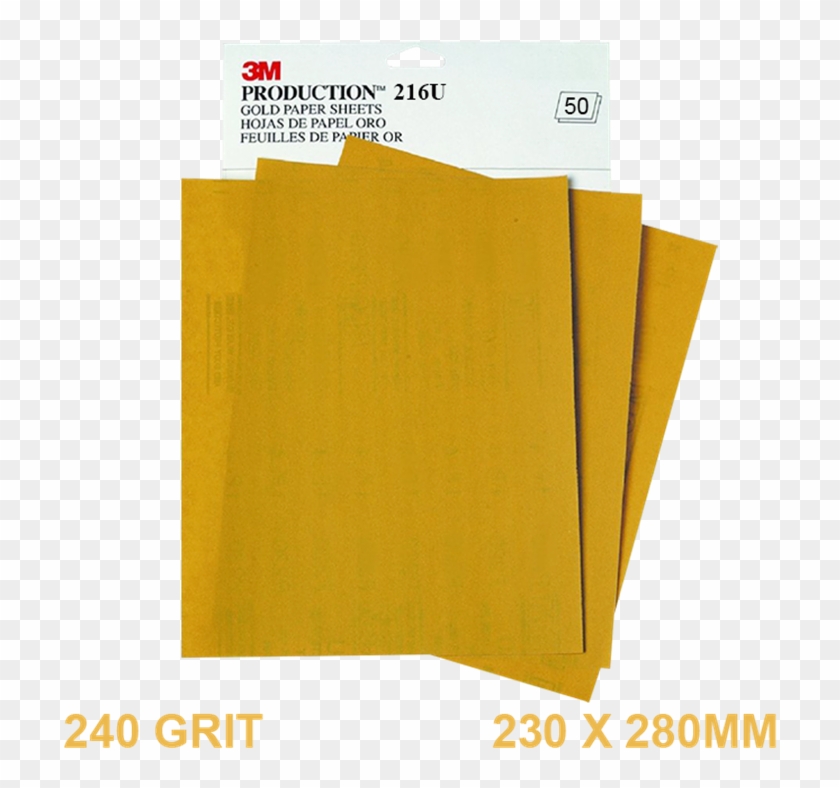 3m 216u Production Paper Sheet 240 Grit 230 X 280 - 3m Clipart #3093922