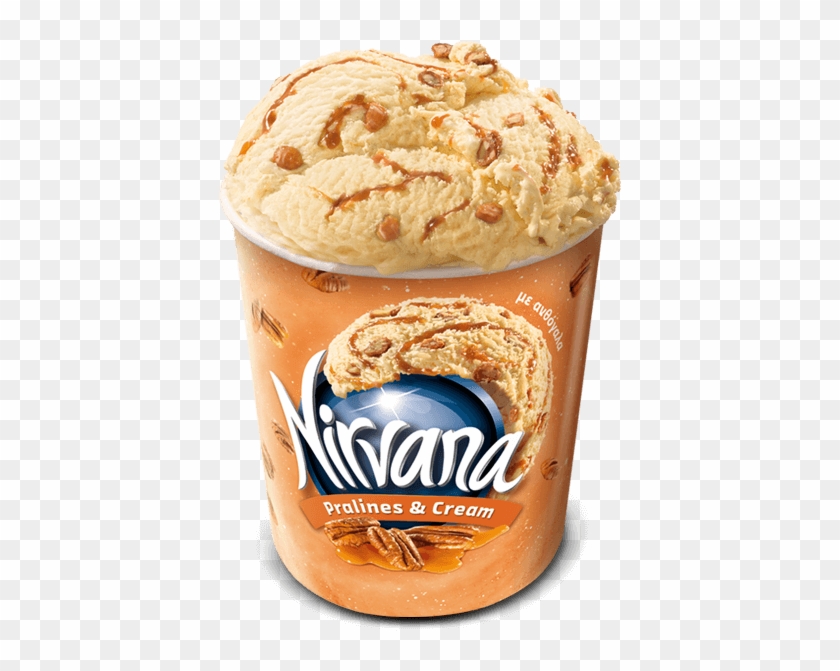 Ice Cream With Caramel And Walnuts Nirvana Clipart