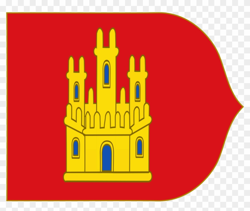 Royal Banner Of The Kingdom Of Castile - Castile Banner Png Clipart #3094421