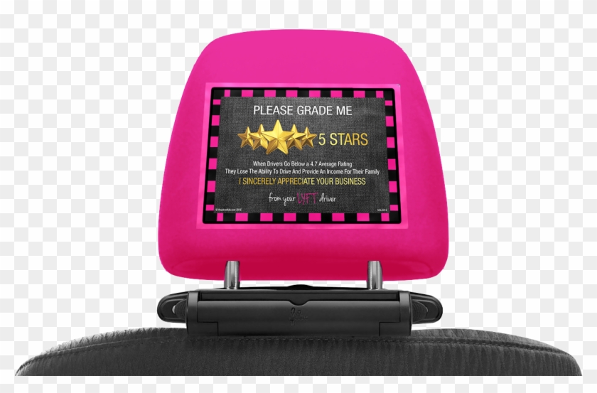 5 Star Rating Pink Png - Lyft Clipart