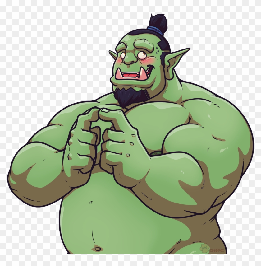 Big Cute Orc More Orcs Pics To Come And - Cute Orc Clipart #3094619