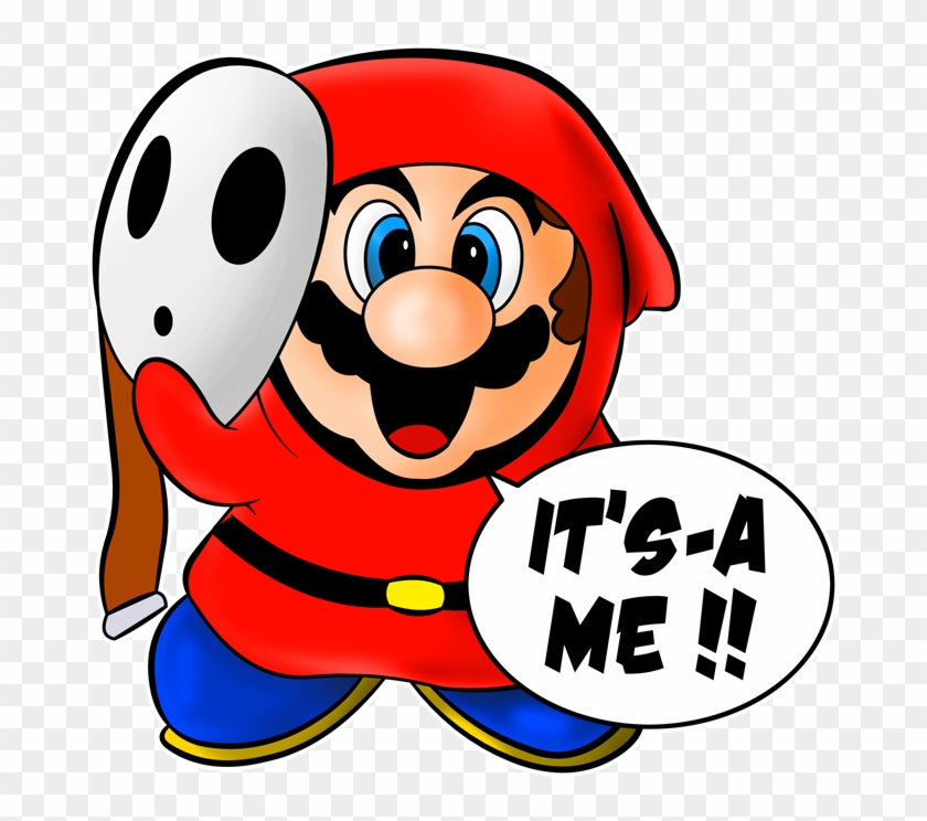 Mario And Shy Guy - Shy Guy Clipart