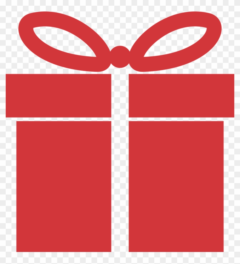 Red Gift Icon Png Clipart #3094899