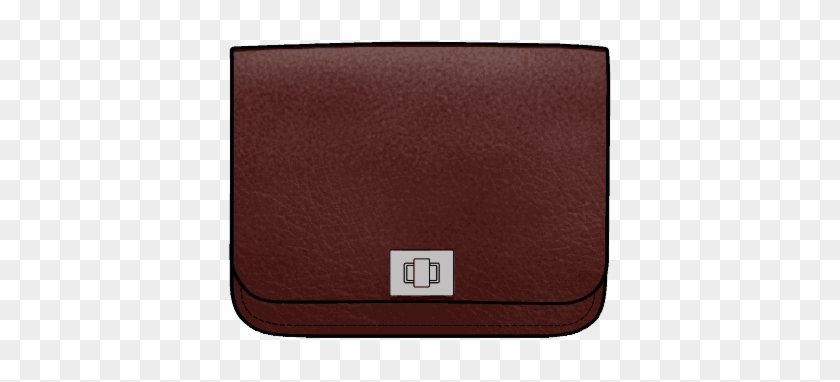Large Pixie In Premium Mahogany Leather - Wallet Clipart #3095222