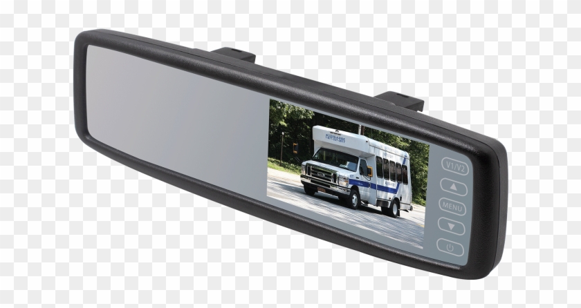 Backup Clip On Monitor With Hi Res Color Display - Automotive Side-view Mirror - Png Download #3095504
