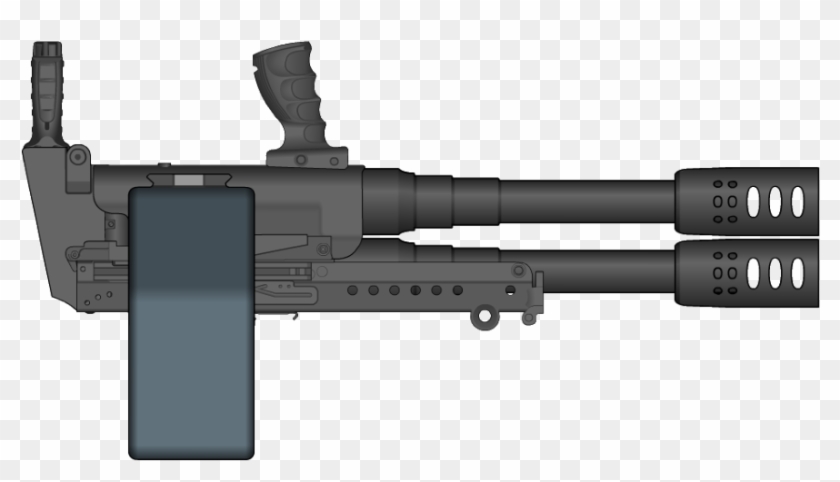 Double Barrel Automatic - Double Barrel Grenade Launcher Clipart #3095808