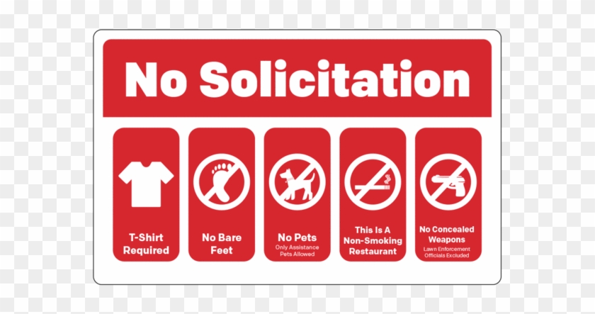 No Solicitation / Rules - ベル Collection Of Golden Songs Clipart #3096538