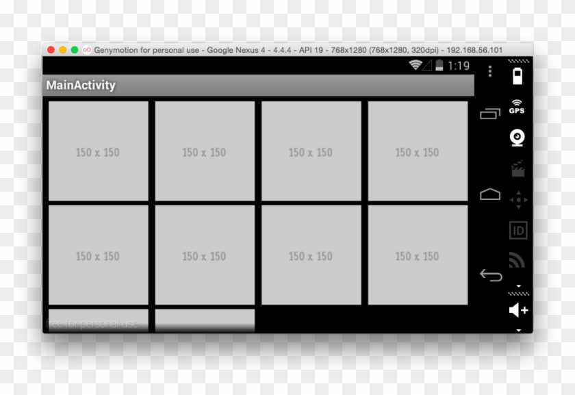 Native Android Image Grid - Gallery Grid Ionic Clipart #3096825