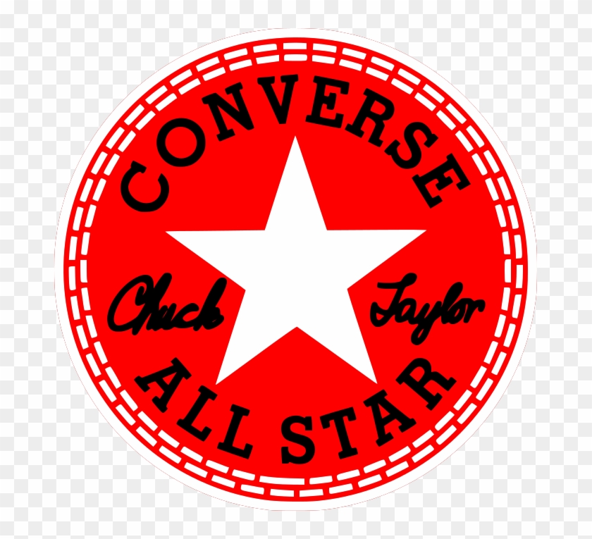 Converse All Star Logo Png Transparent Background - Circle Clipart