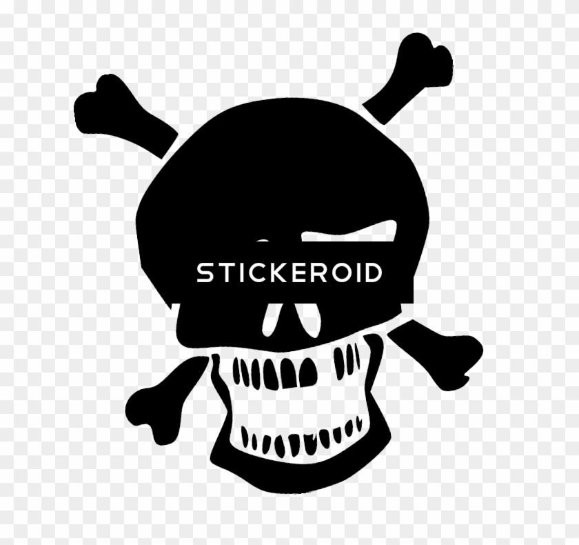 Hitler Vector Skeleton - Skull And Crossbones Transparent Clipart