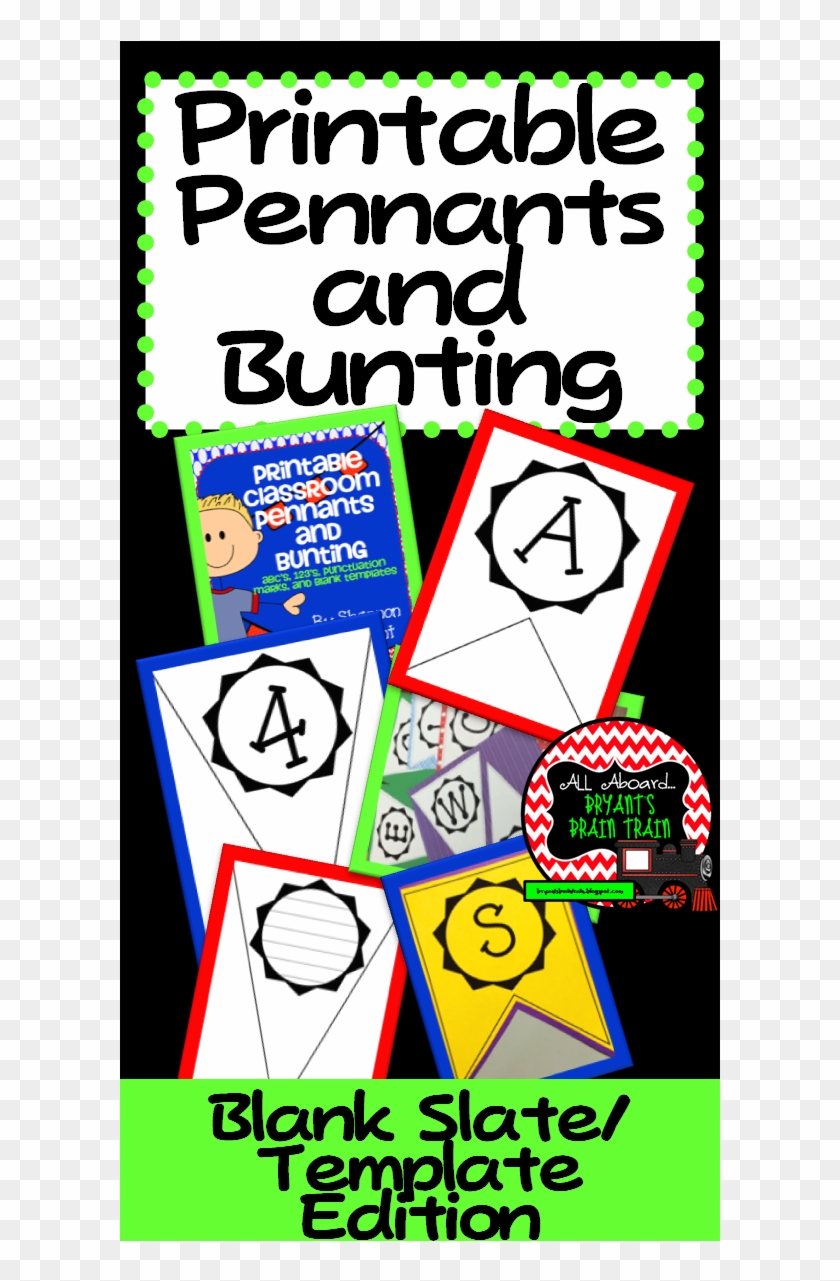 Printable Pennants And Bunting Blank Templates Easy Clipart