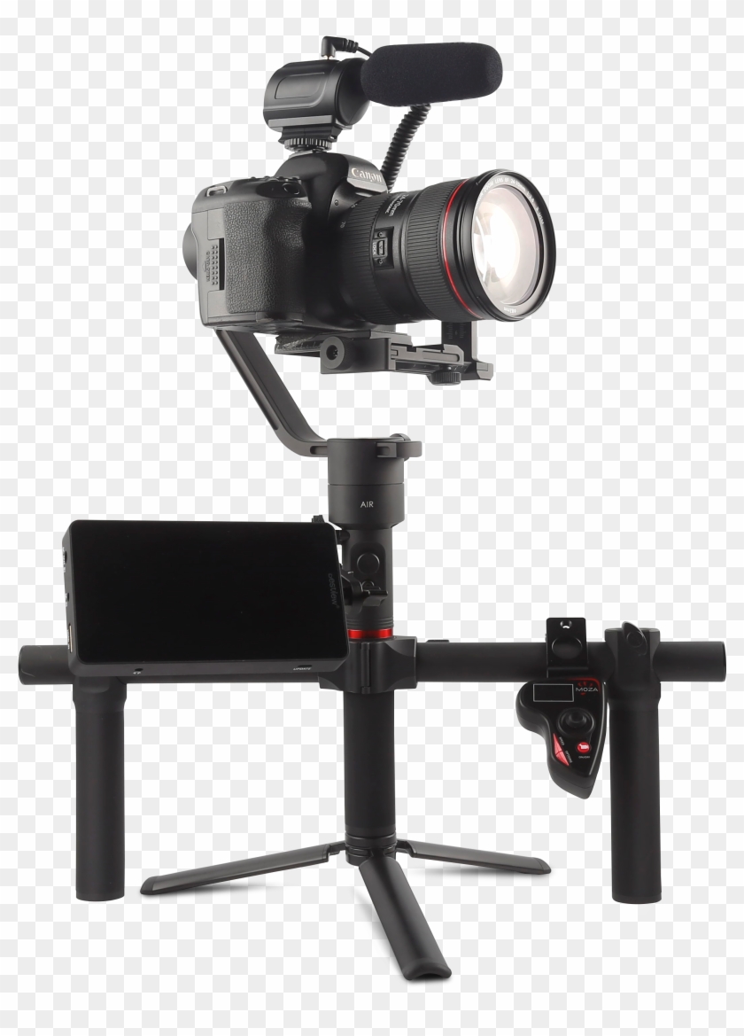 #saramonic Camera Microphone Sr-pmic1 With #moza Air - Video Camera Clipart