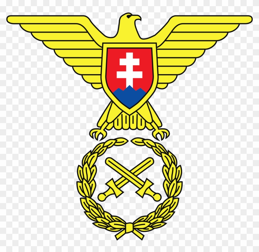 Slovakia Eagle Symbol , Png Download - Slovak Air Force Logo Clipart