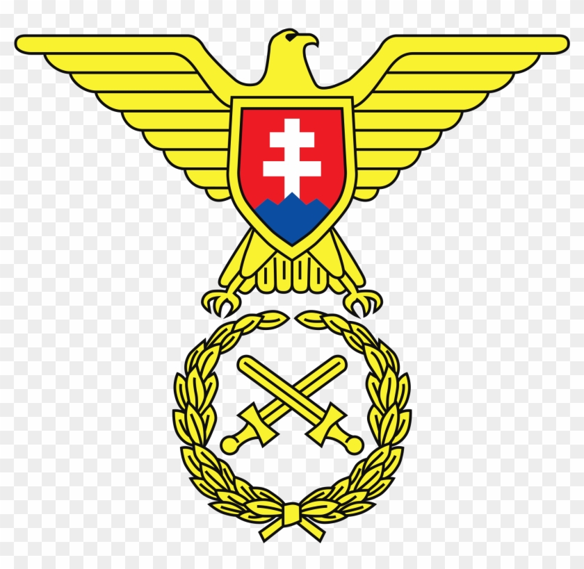 Slovakia Eagle Symbol , Png Download - Slovak Air Force Logo Clipart #3098920