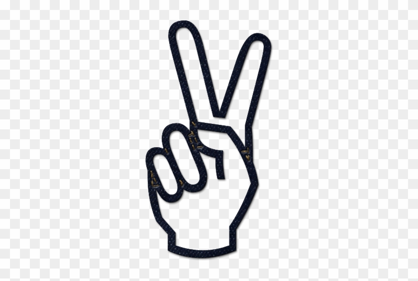 Peace Hand Symbol - Peace Sign Hand Png Clipart #3099011