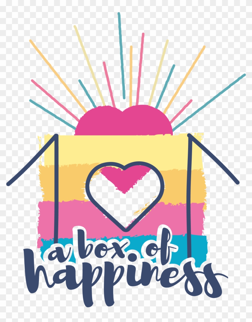 Box Full Of Happiness Clipart #3099425