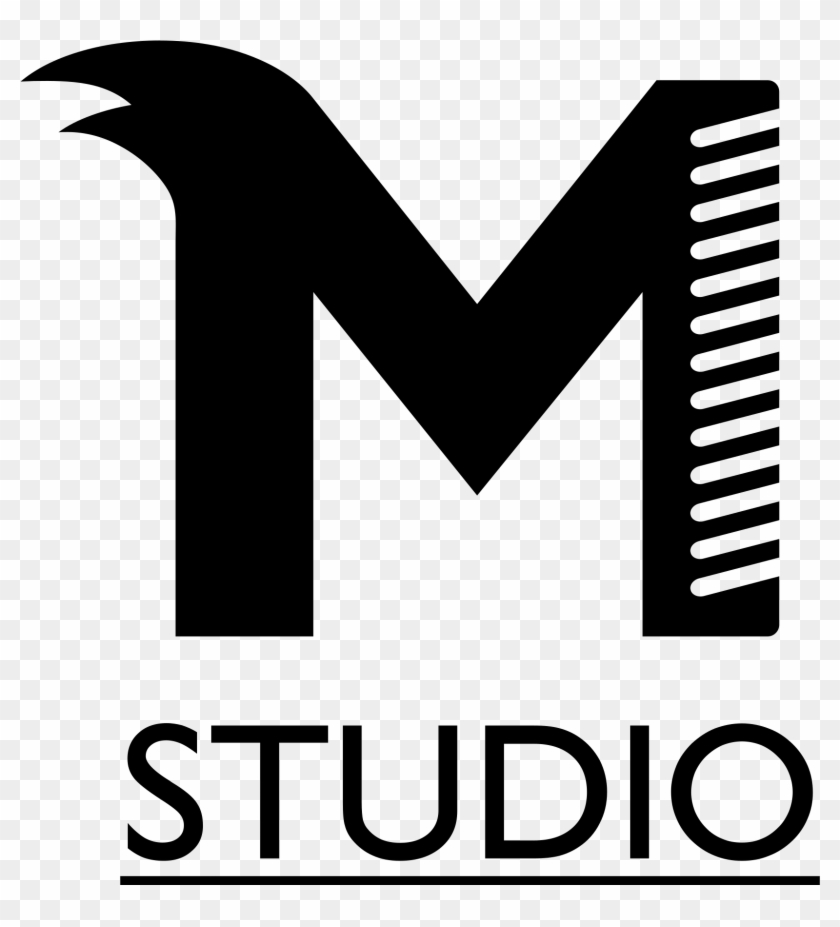 M Studio Logo Png Transparent - M Hair Salon Logo Clipart #3099527