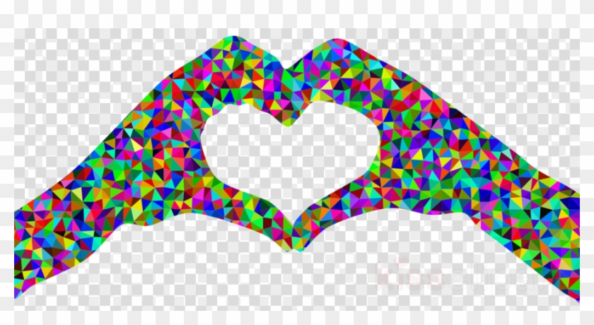 Download Hands In Heart Shape Png Clipart Hand Heart - Heart Shaped Hands Clip Art Transparent Png