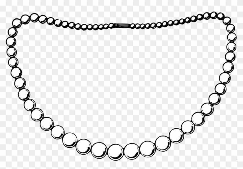 Pearl Necklace Png - String Of Pearls Cartoon Clipart