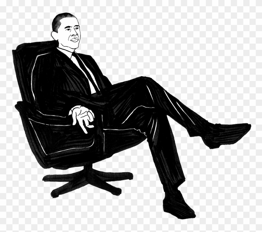 Now That Americans Have Chosen Barack Obama Over Mitt - Sitting Clipart #310462