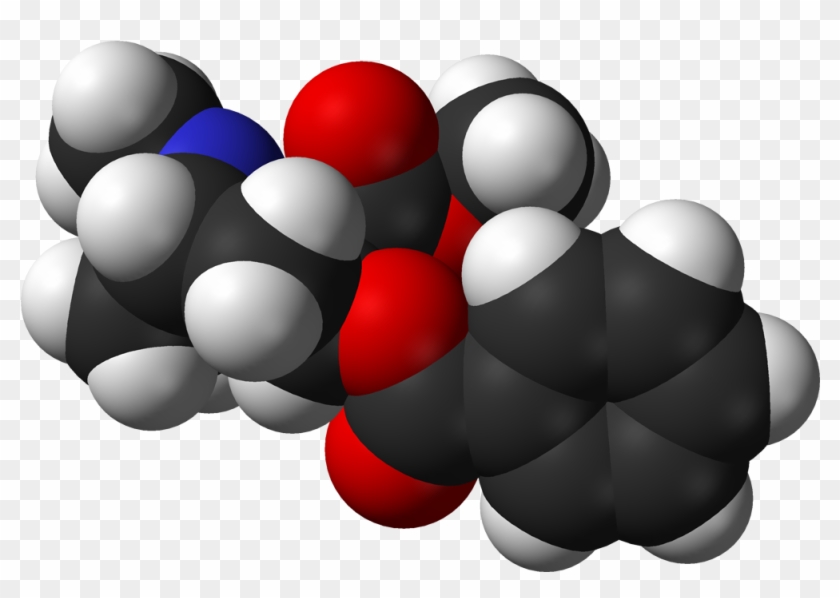 Cocaine From Xtal 3d Vdw Clipart