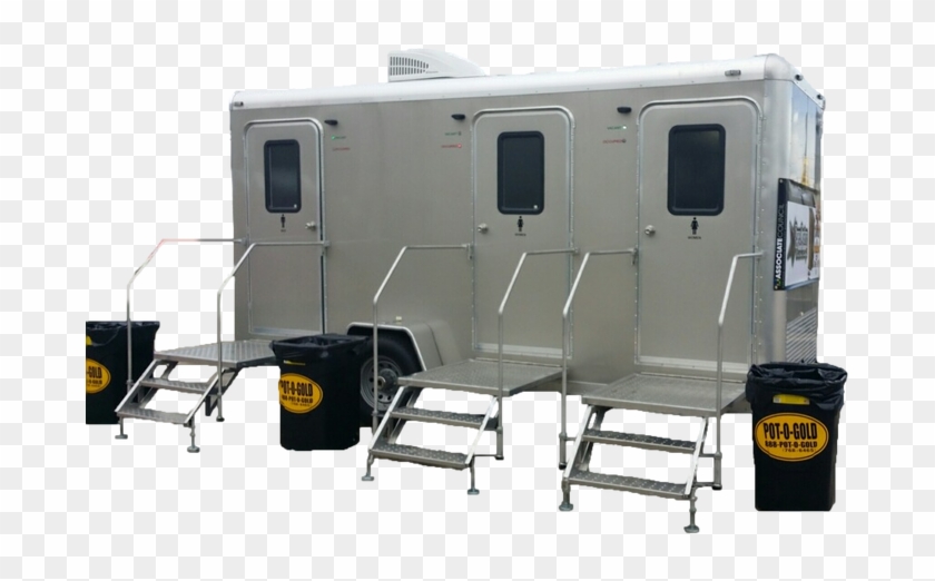 Pot O Gold Restroom Trailer - Travel Trailer Clipart #310736