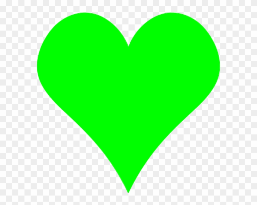 Heart Shaped Clipart Color - Green Heart Shape Clipart - Png Download #310837