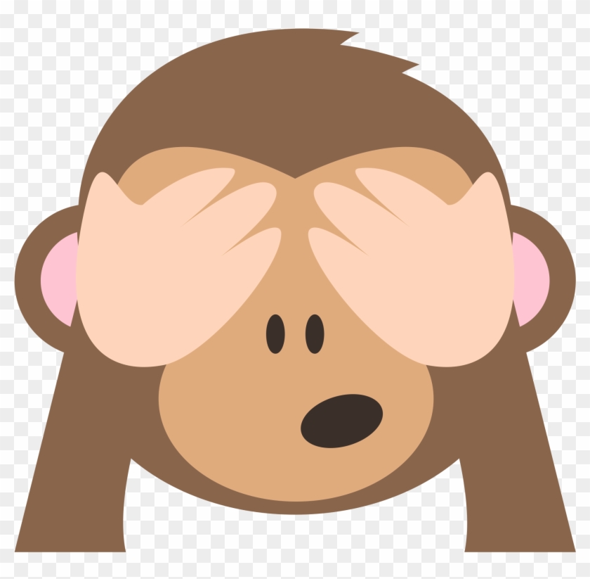 Monkey Emoji Covering Eyes Pdf Www Topsimages Com - See No Evil Monkey Emoji Clipart