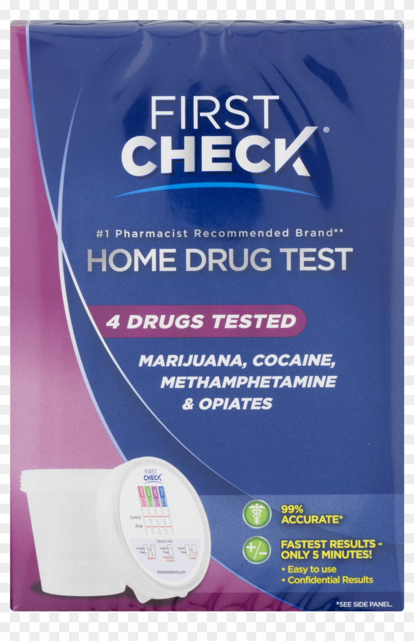 First Check At Home Urine Drug Test, 4 Drugs Tested, - Cvs Drug Test Clipart #311132