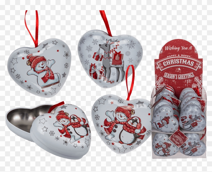 Tin Box In Heart Shape - Heart Clipart