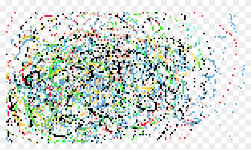 Colorful Black Hole - Illustration Clipart