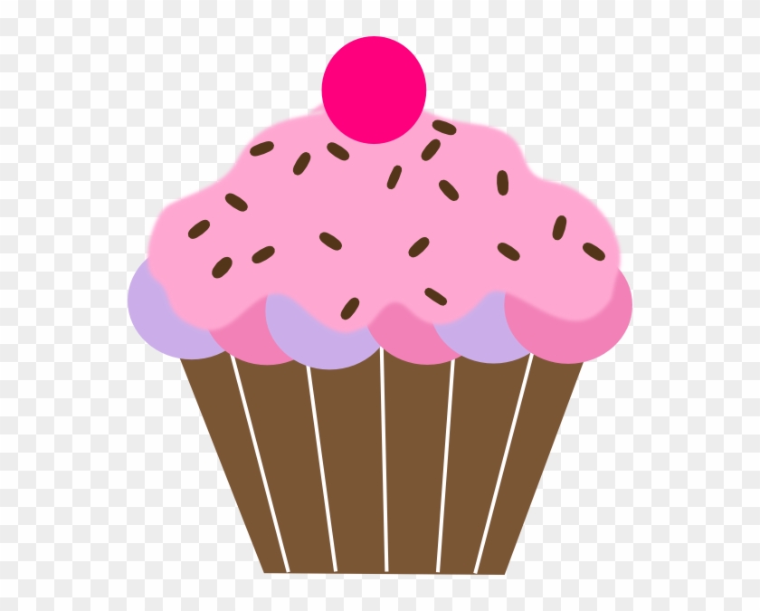 Cupcakes With Sprinkles Clipart - Clip Art Of Cupcakes - Png Download