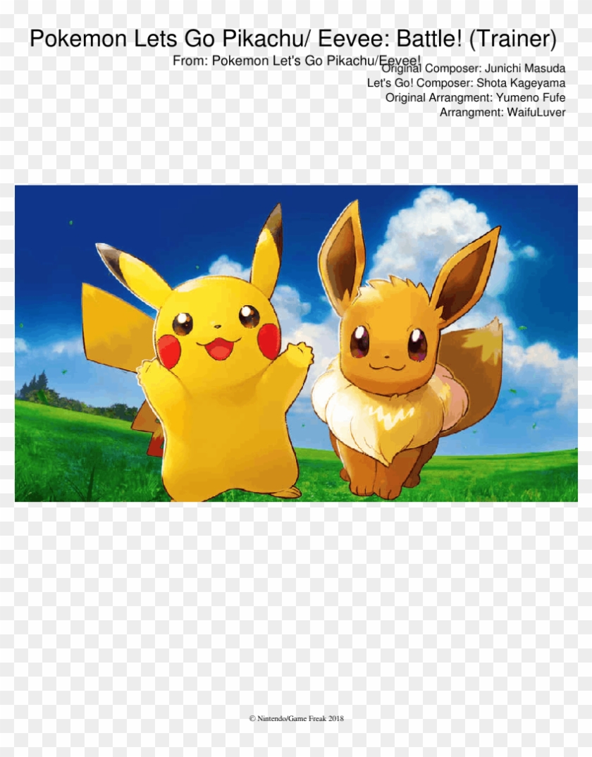 Battle Pokémon Lets Go Pikachu & Eevee - Let's Go Pikachu Review Clipart #311601