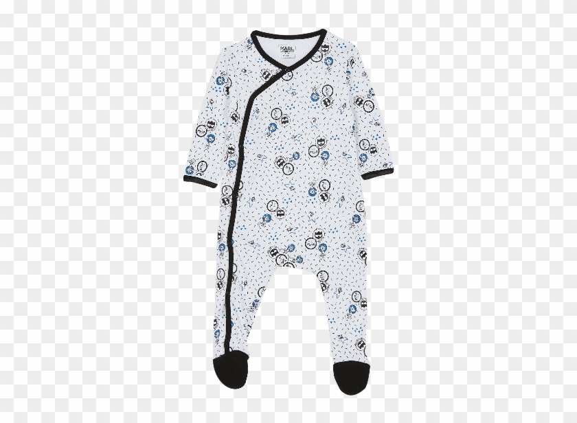 White Sprinkles Printed Baby Onesie - Nightwear Clipart #311625