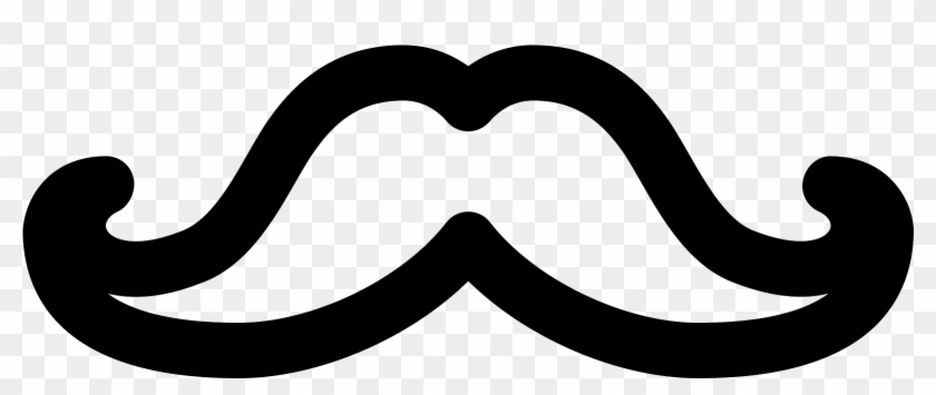 Moustache Clipart Tumblr Icon - Long White Moustache Png Transparent Png #311649