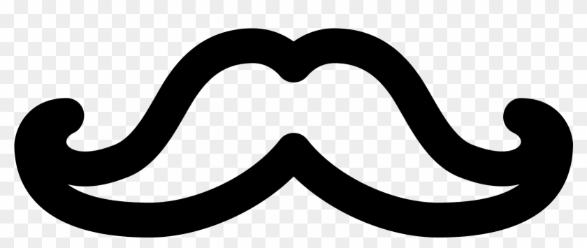 Moustache Clipart Tumblr Icon - Long White Moustache Png Transparent Png