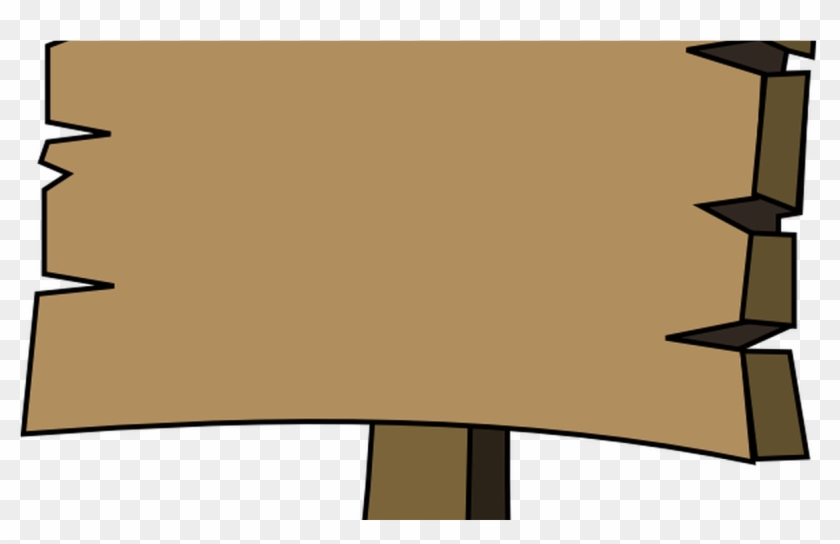 Cartoon Wooden Sign Thing Old Hanslodge Cliparts - Sign Board Cartoon Png Transparent Png