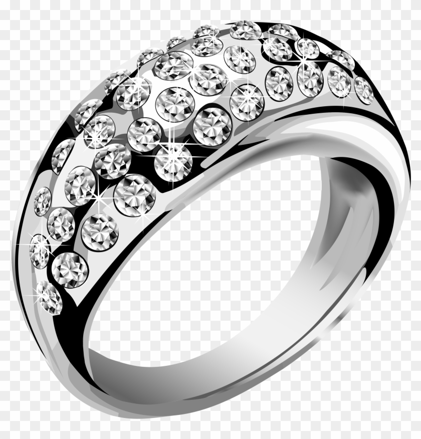 Ring Png - Silver Jewelry Png Clipart #311871