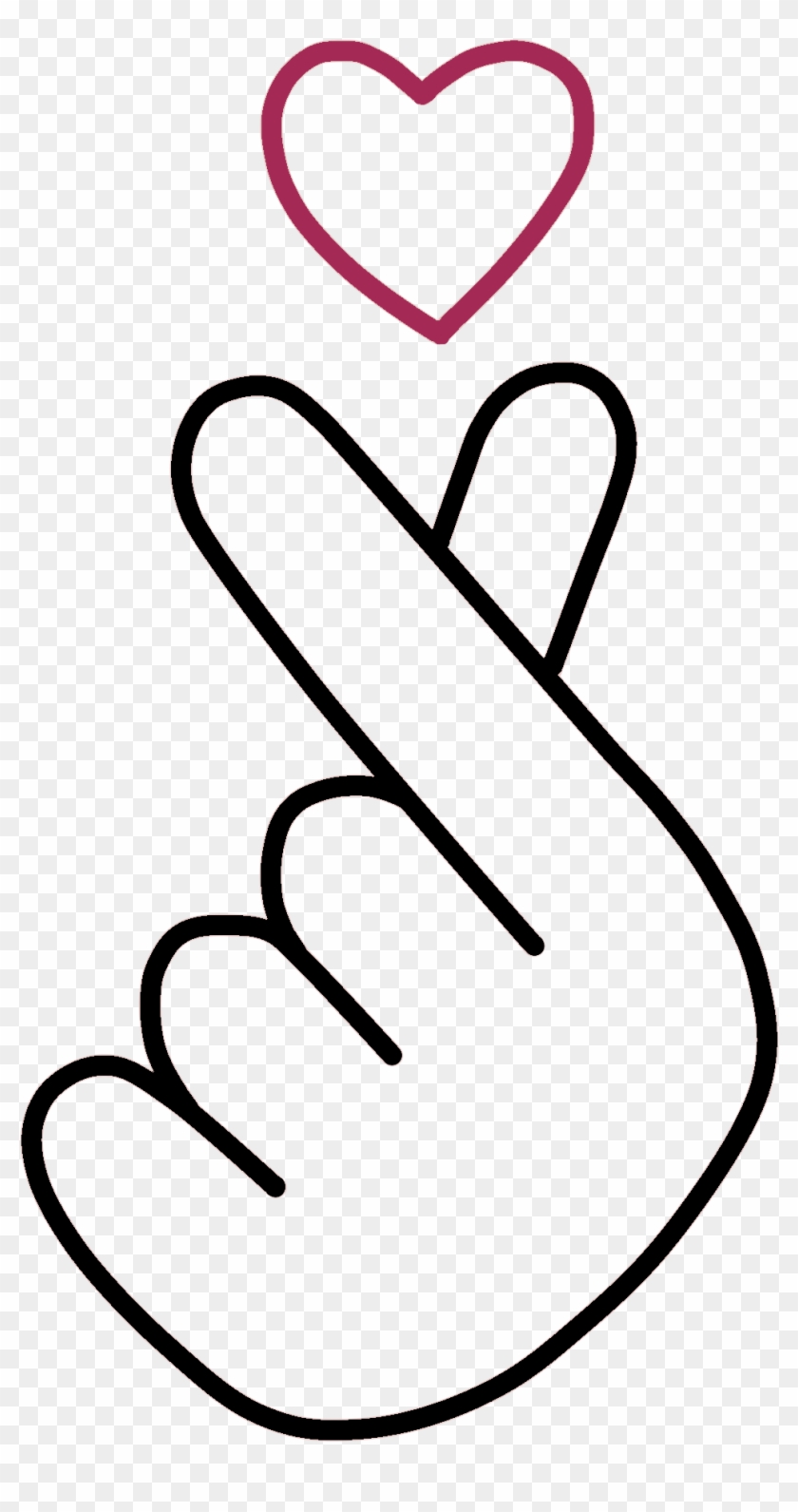 Finger Heart, Love, Korea, Kpop, Korean, Culture, Friends, - Heart Clipart #312008